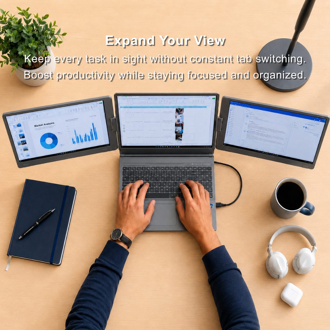 Flexpire Tri-screen Pro 16″ Laptop Screen Extender