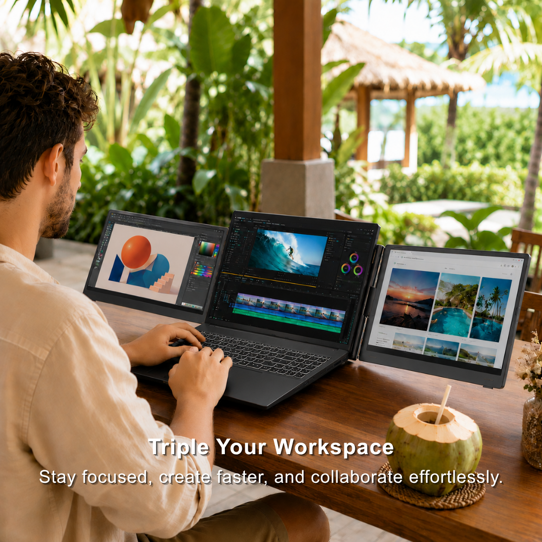 Flexpire Tri-screen Pro 16″ Laptop Screen Extender